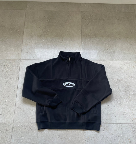 Black LeCoz Quarter Zip