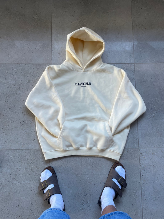 Cream LeCoz Heavyweighted Hoodie